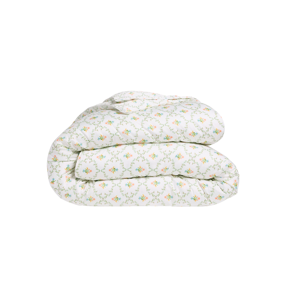 Pastel Trellis Duvet Cover