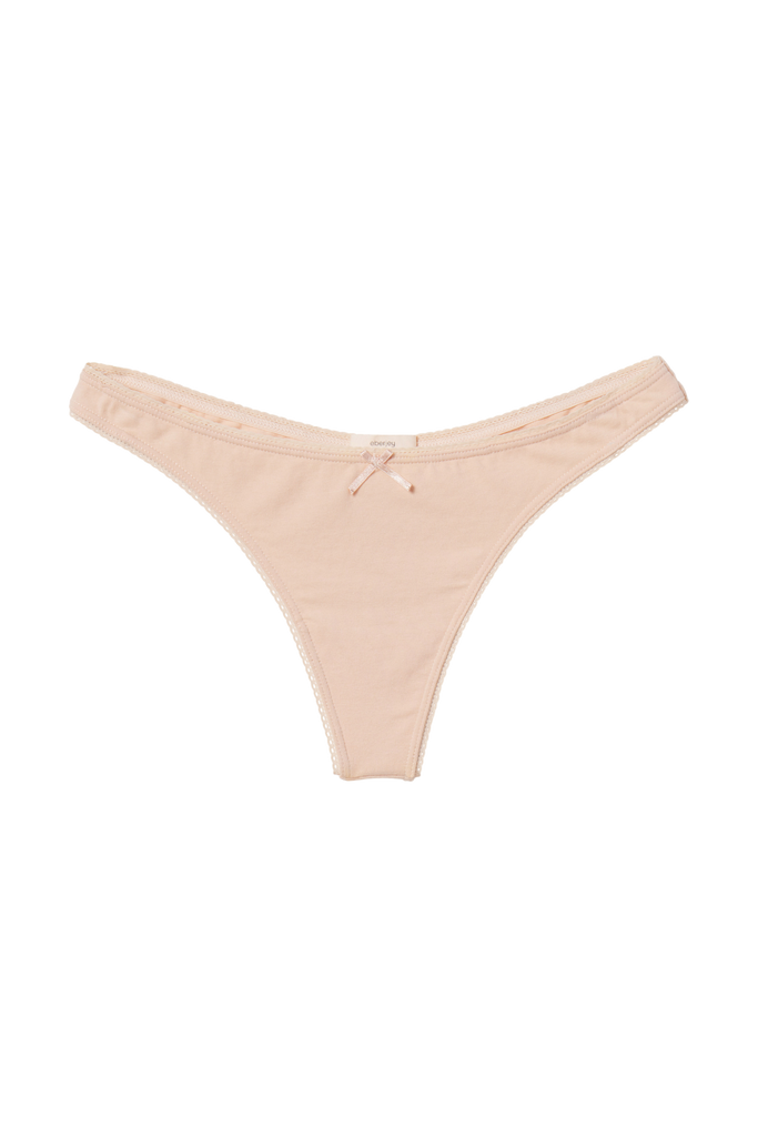 Pima Stretch Cotton Thong