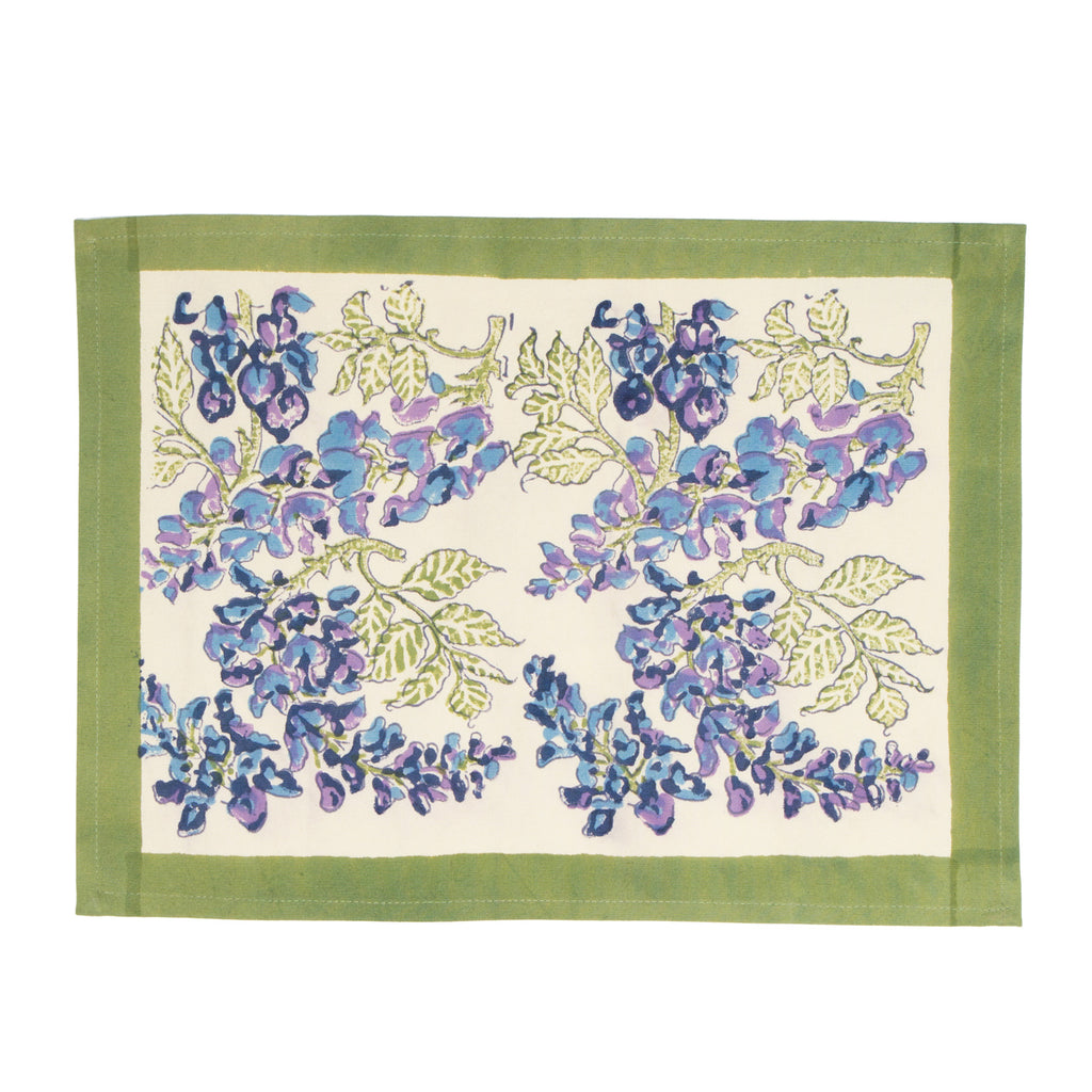 Wisteria Mats in Blue & Green, Set of 6