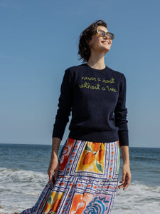 Never A Root Crewneck RTW LINGUA FRANCA NYC