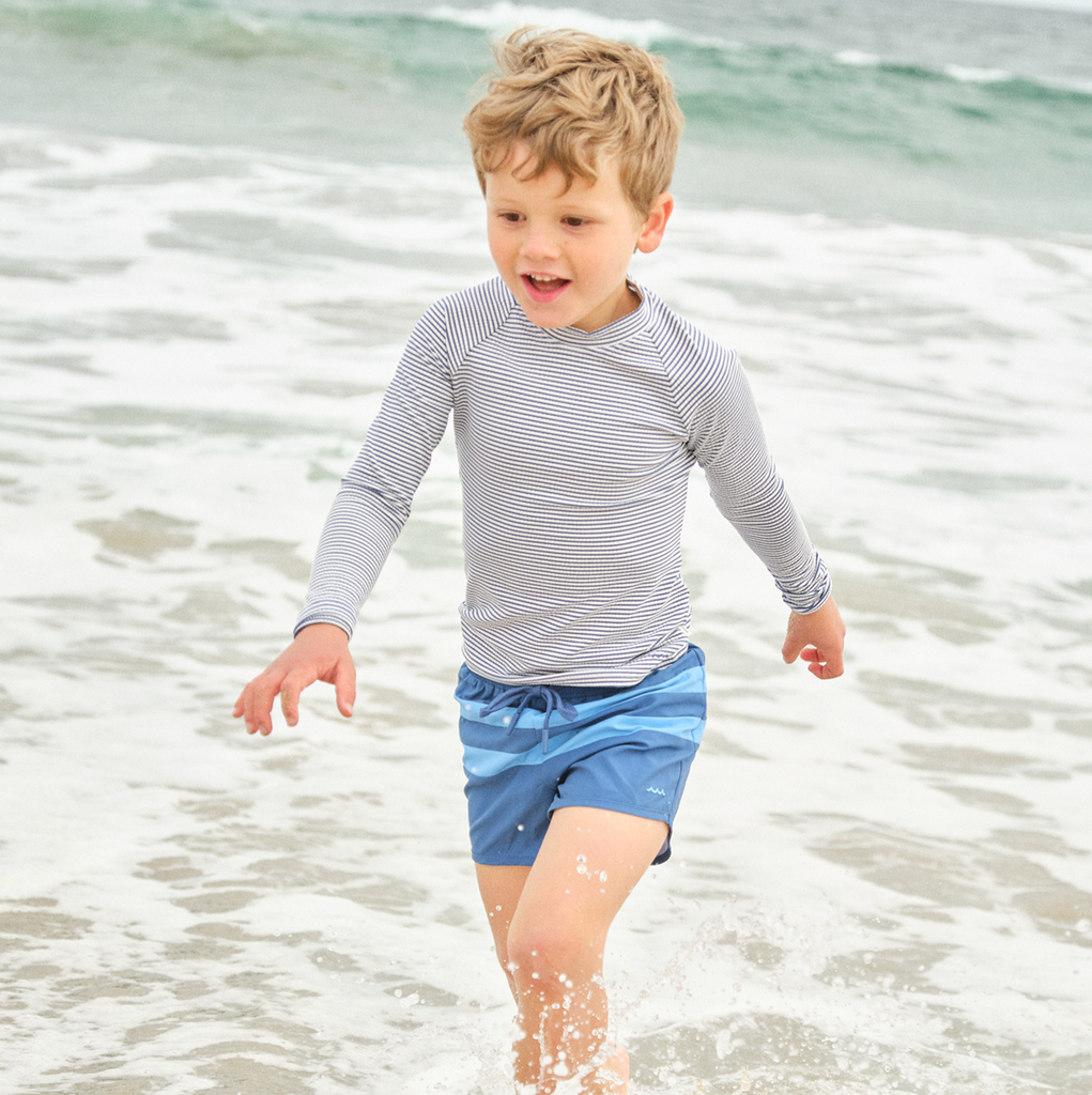 Boy’s Newport Navy Colorblock Boardie