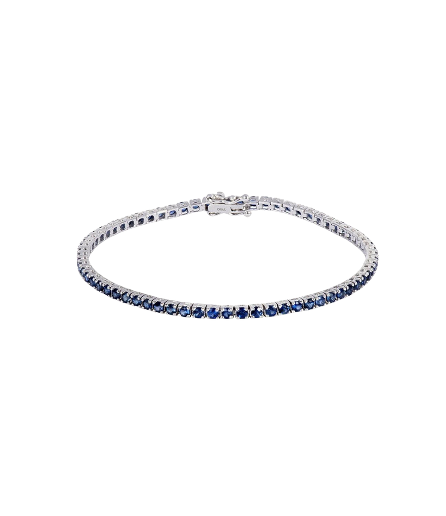 Blue Sapphire Tennis Bracelet