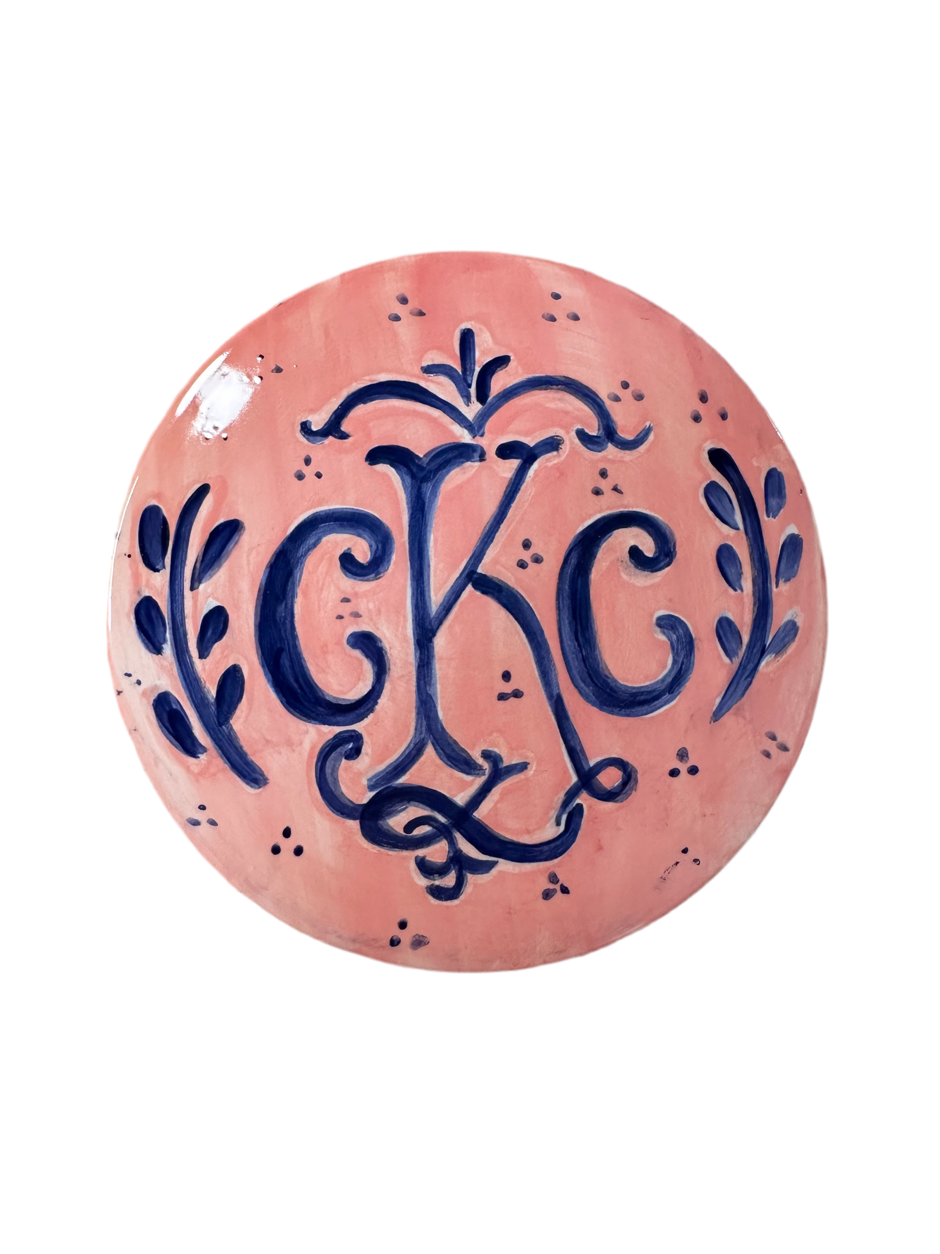 Round Keepsake Box (Pink and Blue) - Premium  from Tricia Lowenfield Design