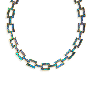 Pathway Link Necklace in Abalone