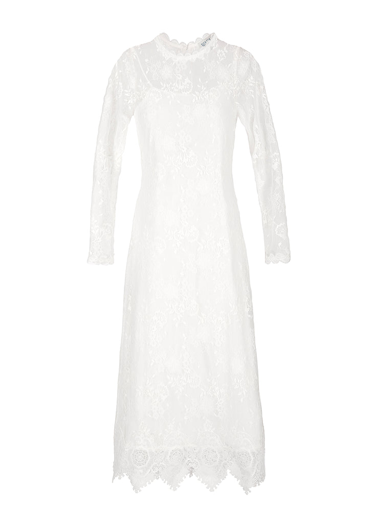 Lumiere Midi Dress in White