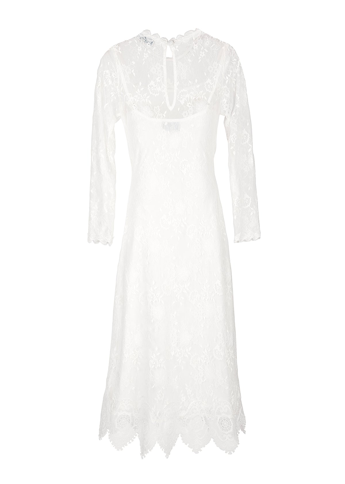 Lumiere Midi Dress in White