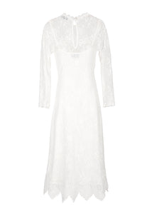 Lumiere Midi Dress in White