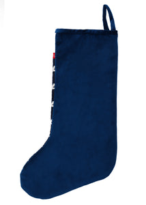 Velvet Cuff Nutcracker Stocking