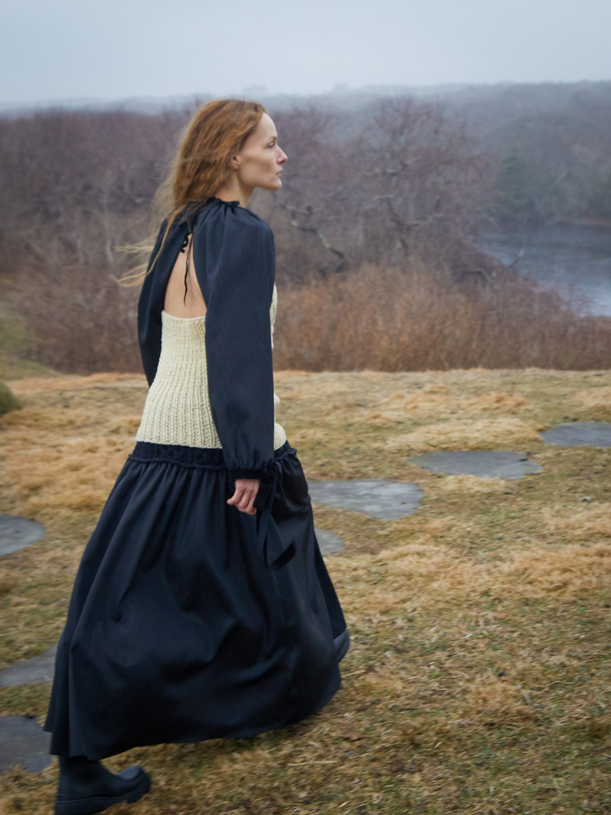 Mekas Knit Combo Drop Waist Skirt Skirt Lingua Franca