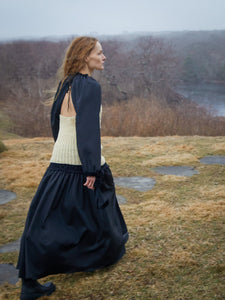 Mekas Knit Combo Drop Waist Skirt Skirt Lingua Franca