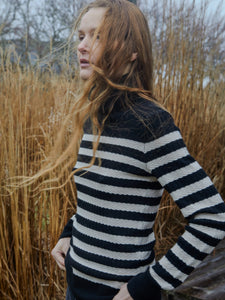 Morrissey Stripe Turtleneck Shirts & Tops Lingua Franca