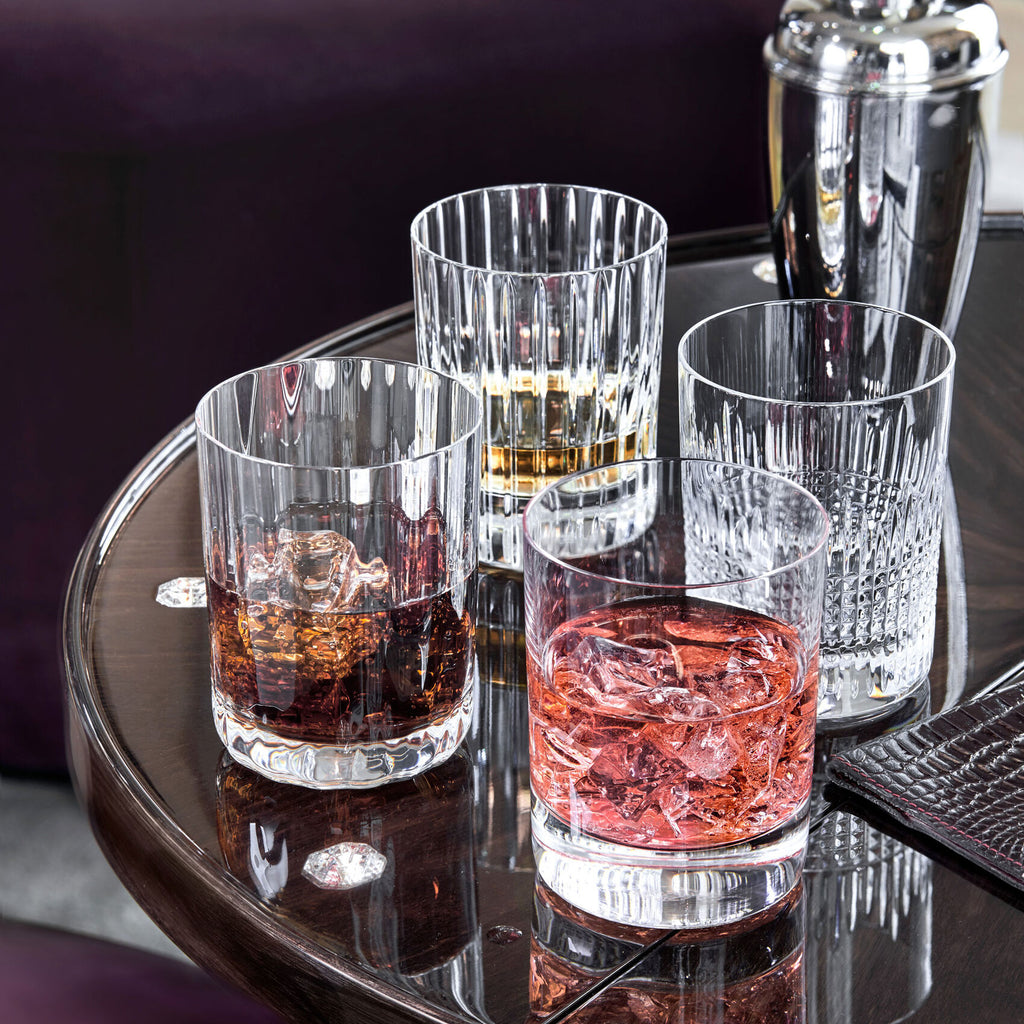 Four Elements Double Old Fashion Tumbler, Set of 4