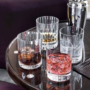 Four Elements Double Old Fashion Tumbler, Set of 4