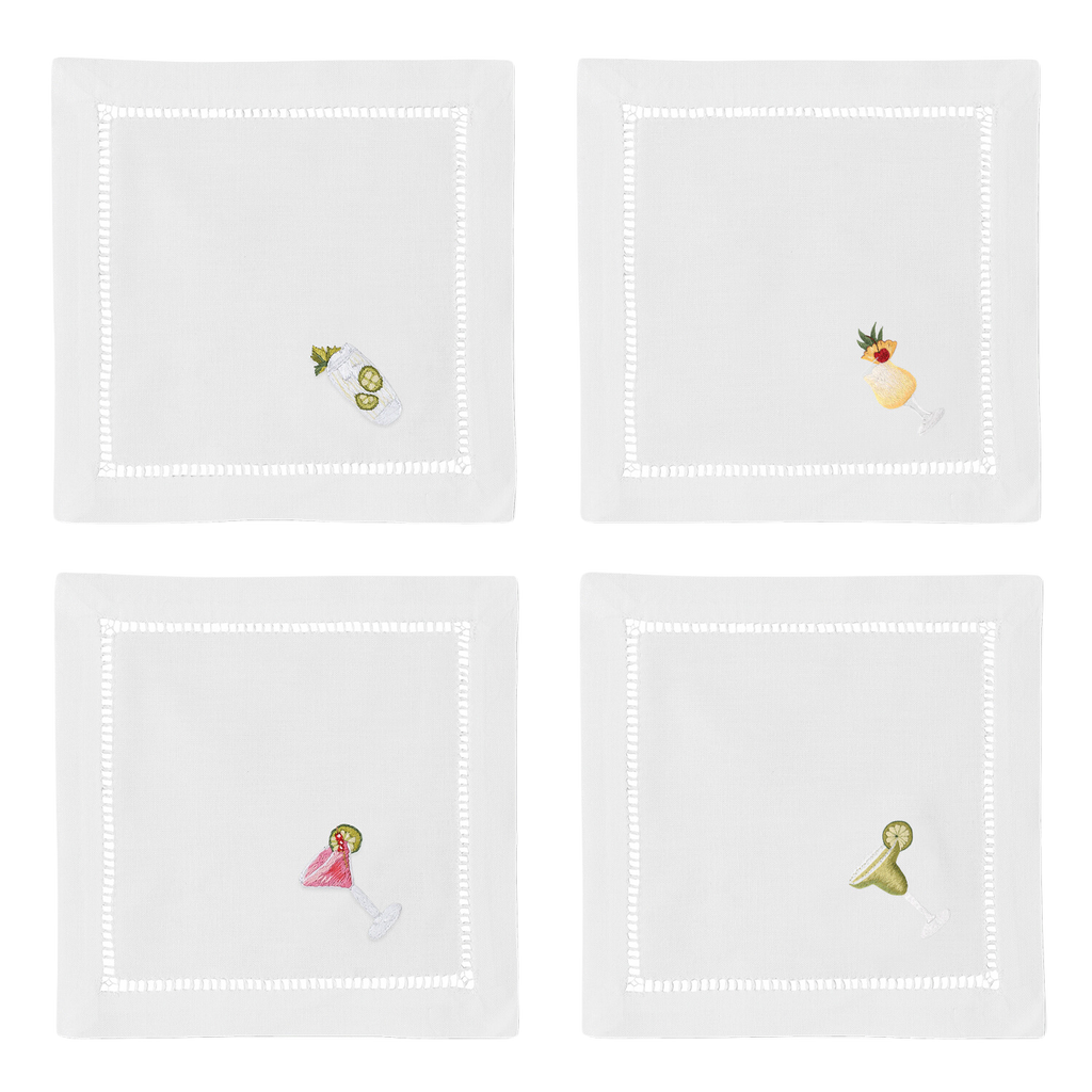 Summer Drinks Mixed Cocktail Napkin Set