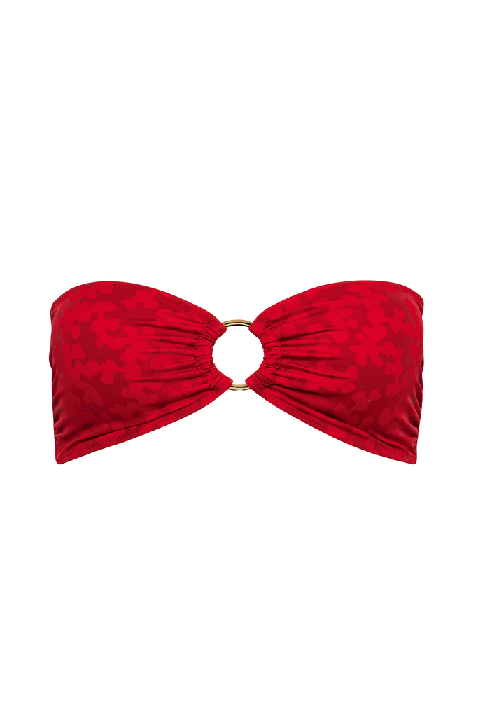The Lindy Top in Red Coral