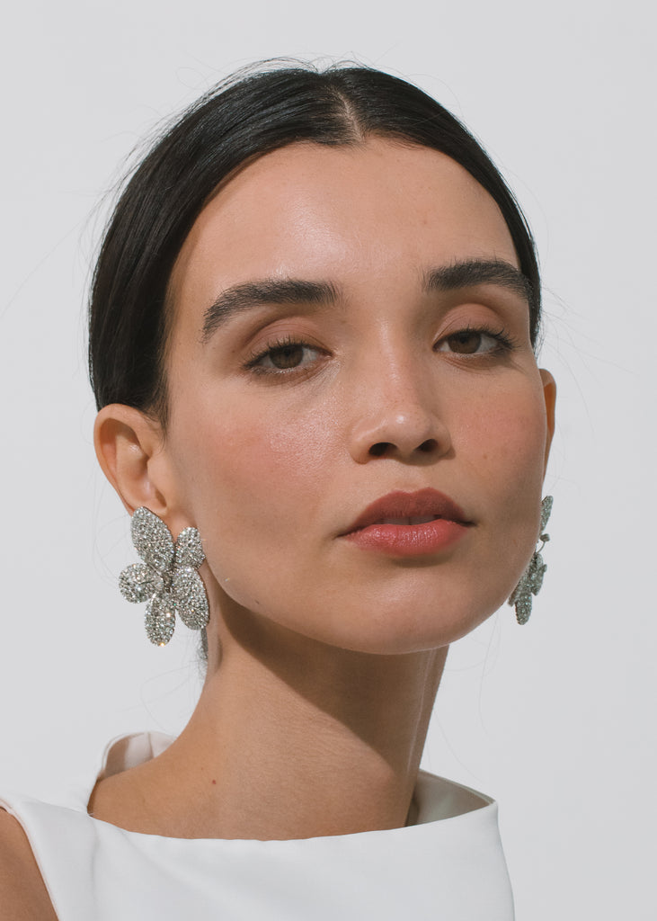 Kiarra Earrings in Crystal