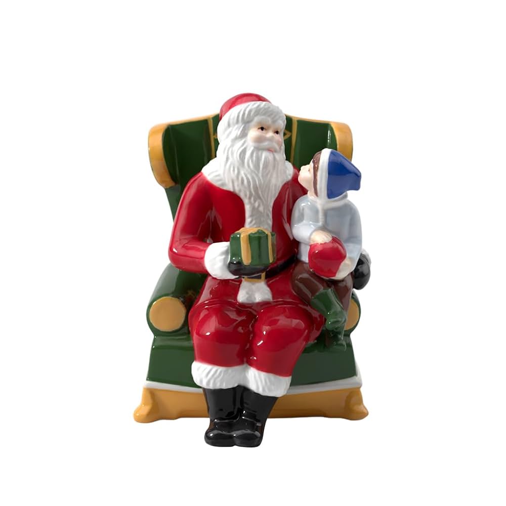 Christmas Toys Santa on Armchair in Multi