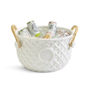 Hampton Faux Bamboo Fretwork Party Bucket