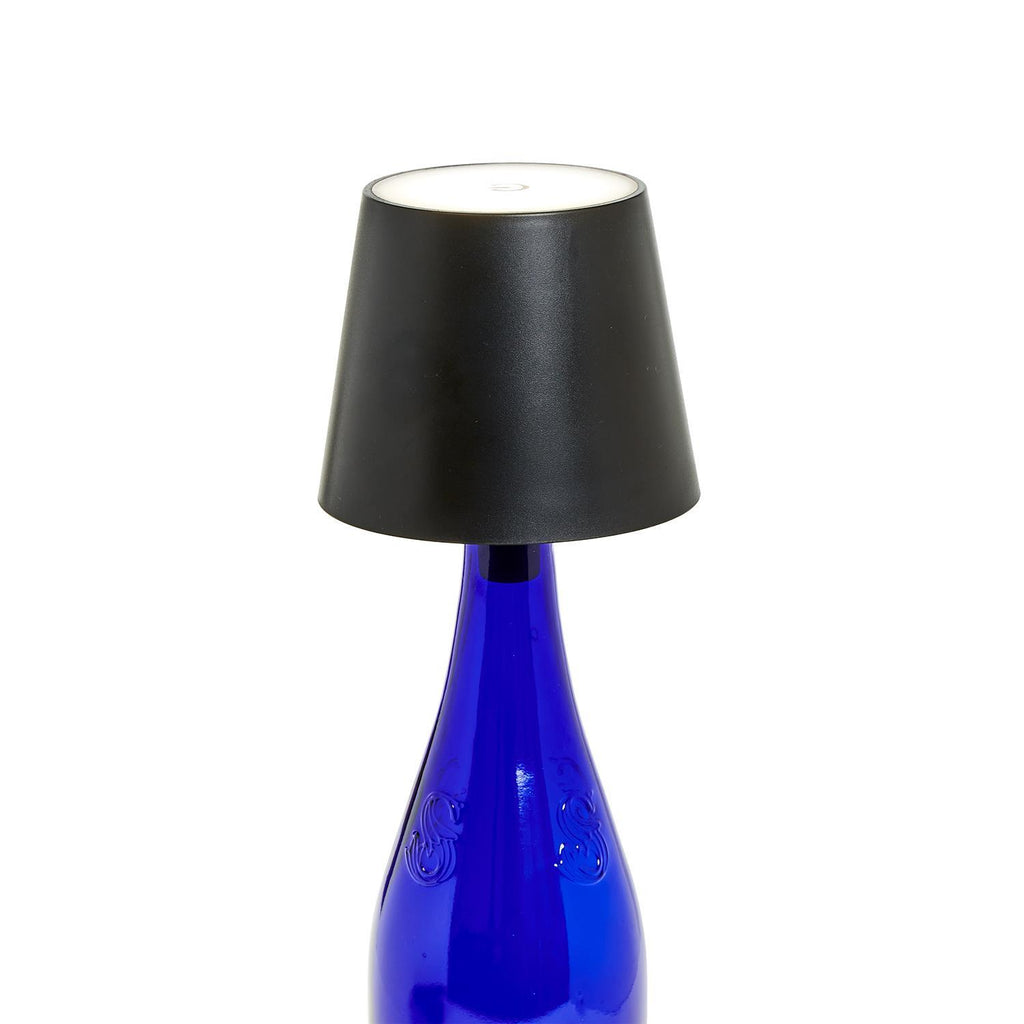 LED Touchable Black Lampshade with Bottle Stopper in Gift Box