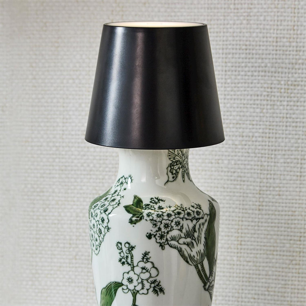 LED Touchable Black Lampshade with Bottle Stopper in Gift Box