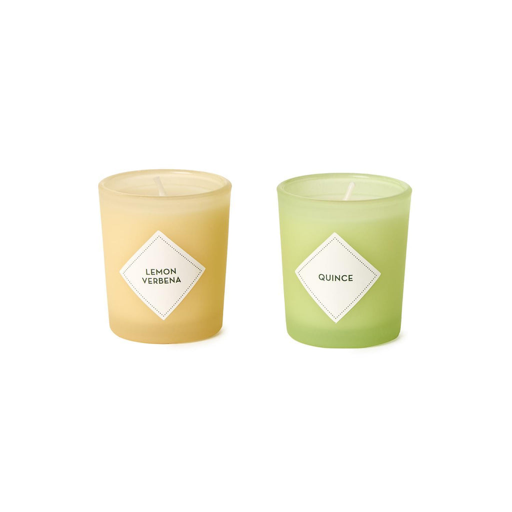 Lemon Verbena and Quince Scented Candles in Gift Box, Set of 5