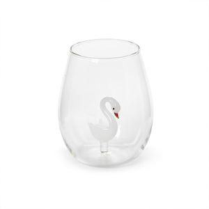 Swan Stemless Wine Glass