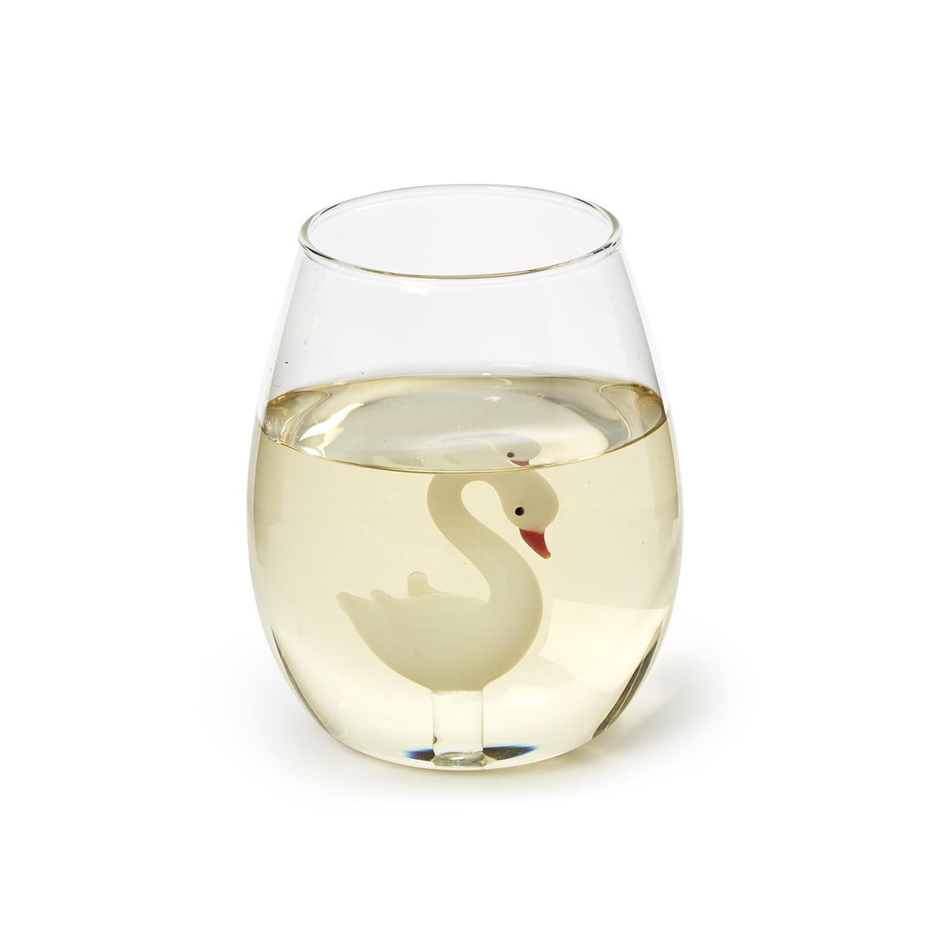 Swan Stemless Wine Glass