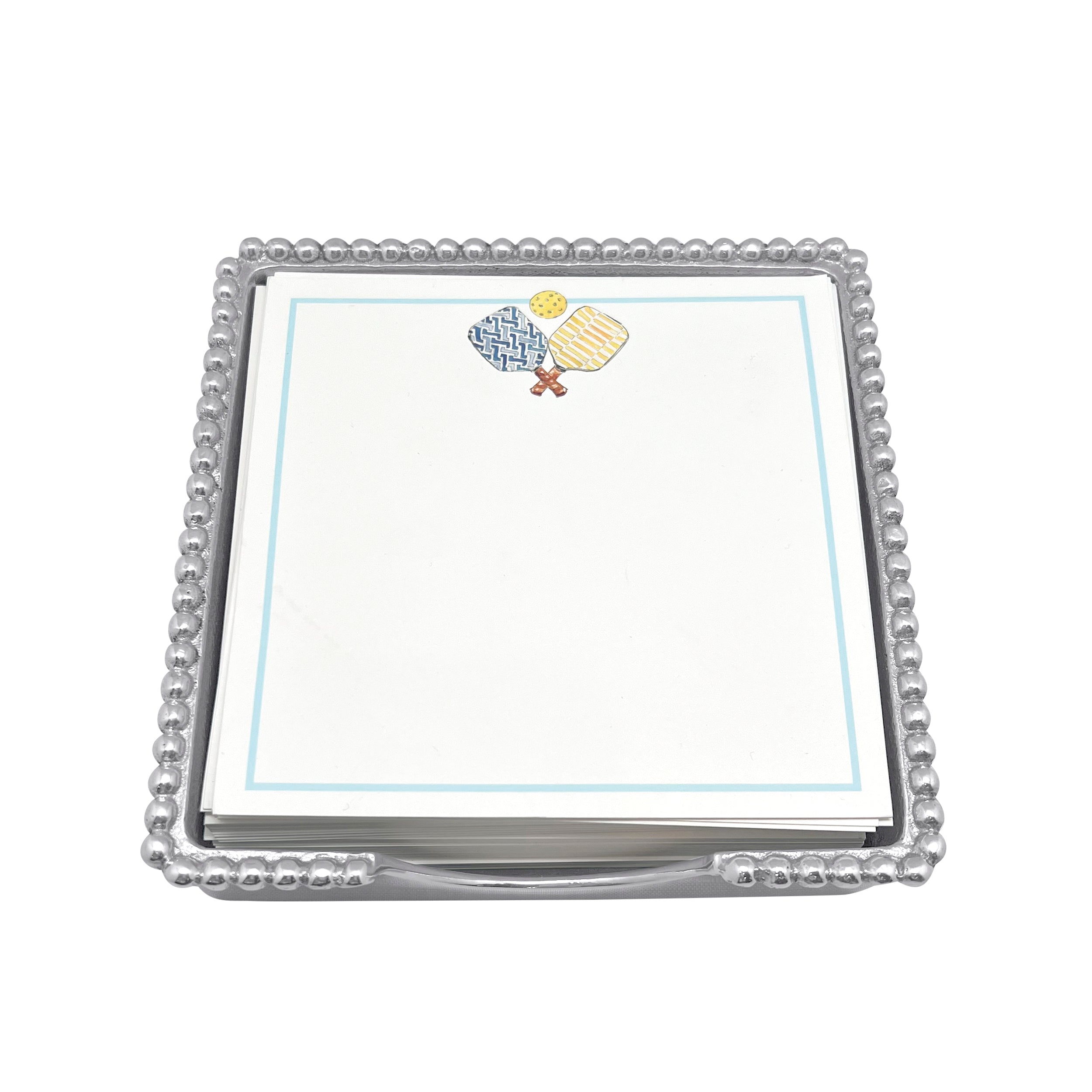 Pickleball Beaded Note Pad Set