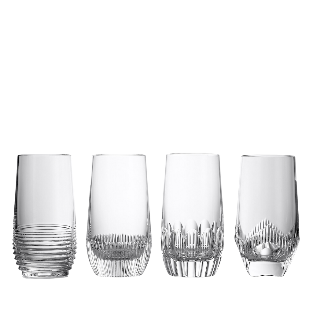 Mixology Highball 430ml 14.5 fl oz, Mixed Set of 4