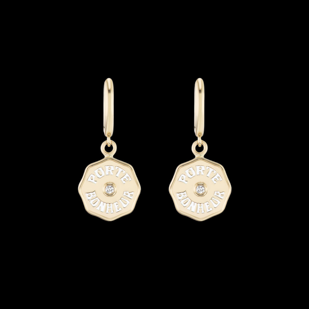 Wee PB Hoops White Diamond
