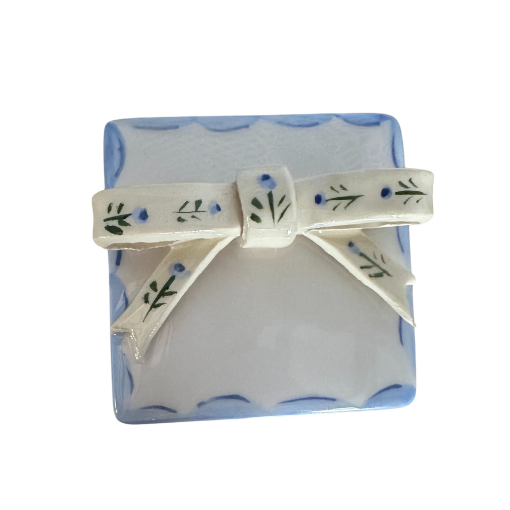 Small Trinket Box - Bow - Premium from Tricia Lowenfield Design