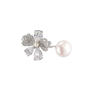 Pearl Snow Rose Ring