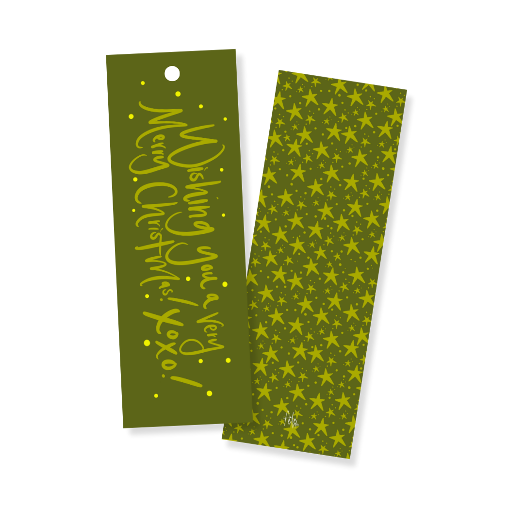 Merry Christmas Bright Stars Gift Tag Set