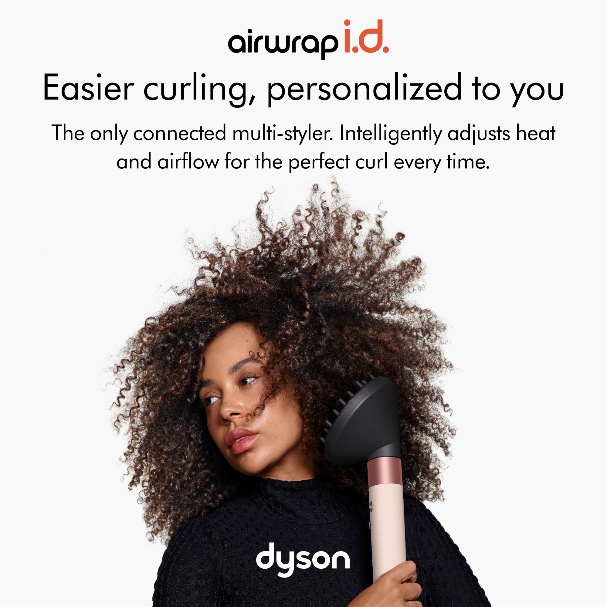AirWrap Multi-Styler Curly + Coily in Ceramic Pink & Rose Gold