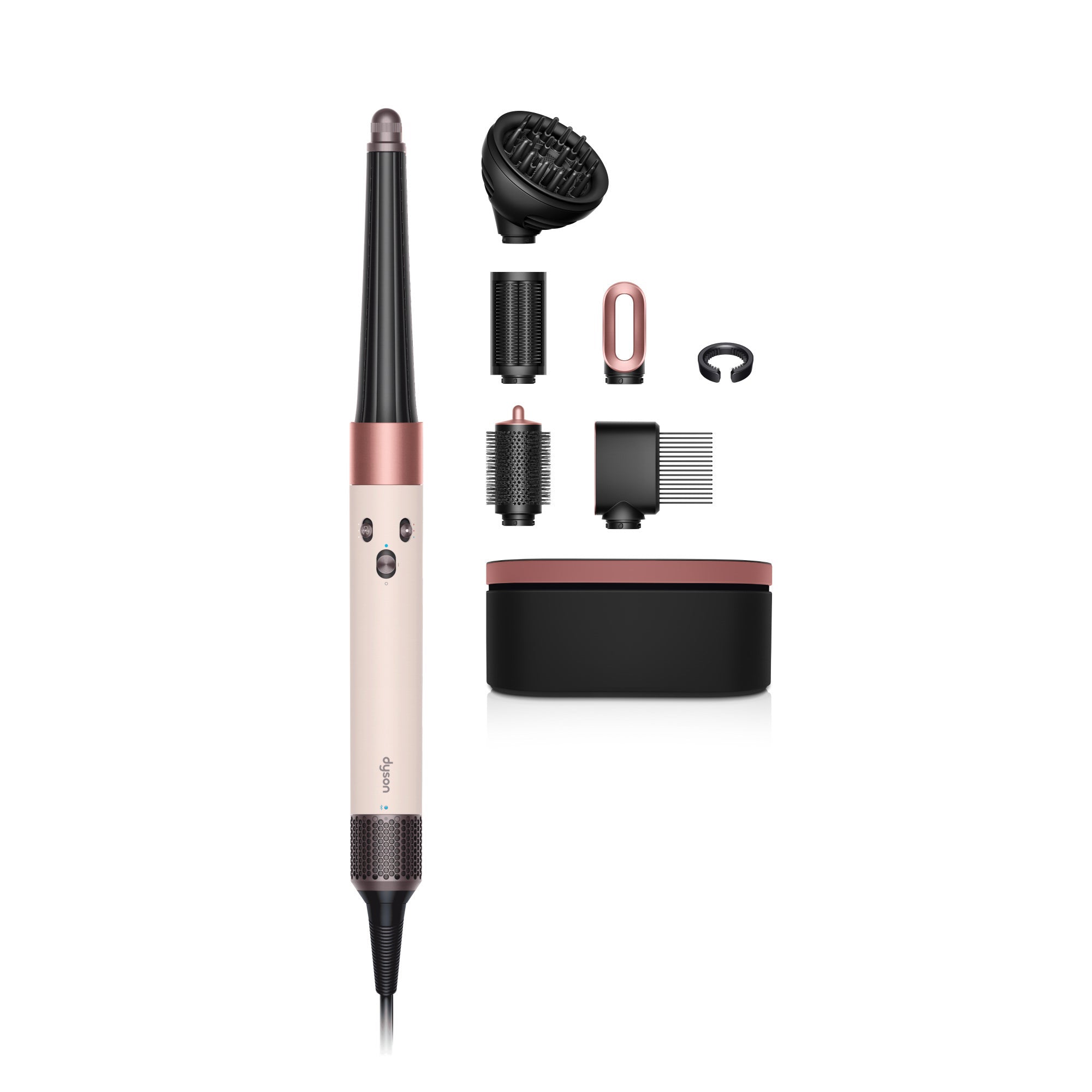 AirWrap Multi-Styler Curly + Coily in Ceramic Pink & Rose Gold