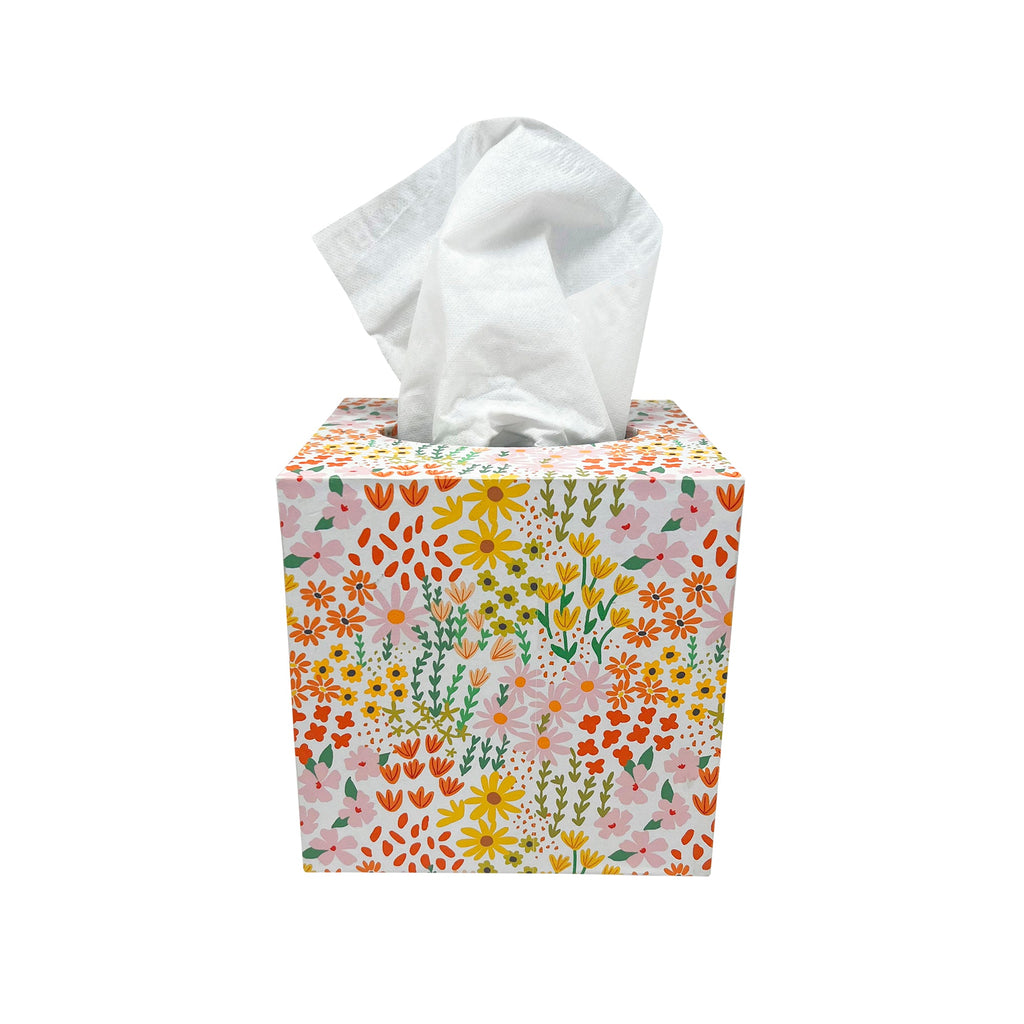 Botanical Tissue Box Cover