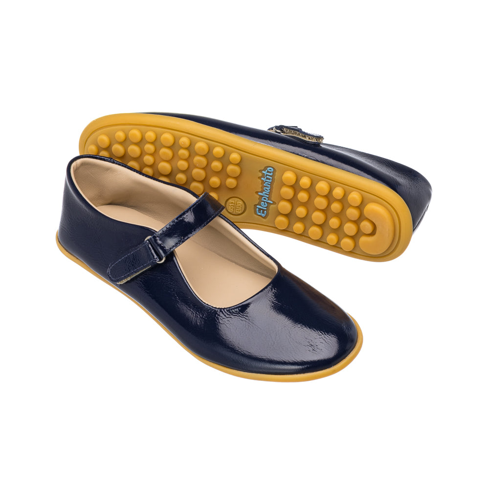 Bare Mary Jane in Blue