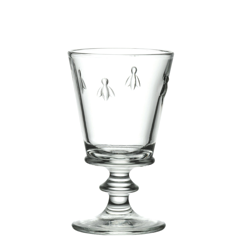 Bee Wine Glass in Clear, Set of 6
