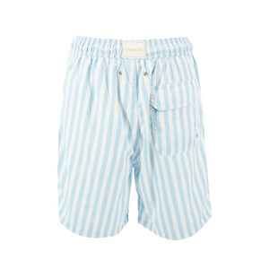 Kyle Boy Swim Trunk in Blue Stripes