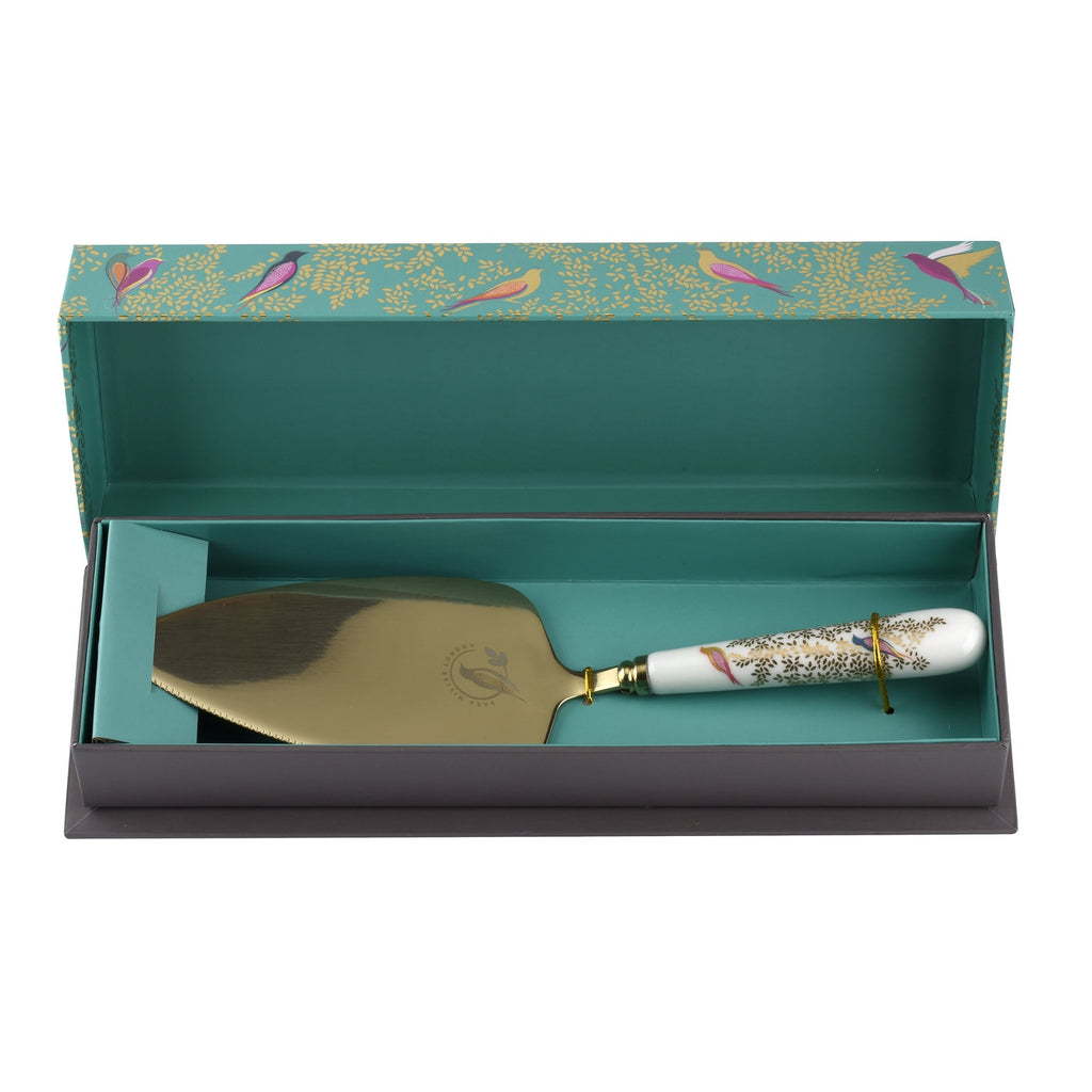 Sara Miller Chelsea Collection Cake Slice with Ceramic Handle