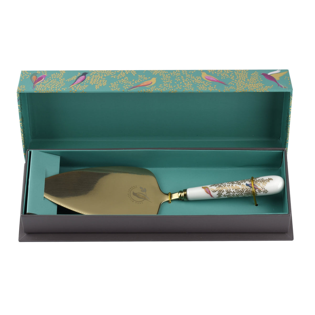 Sara Miller Chelsea Collection Cake Slice with Ceramic Handle