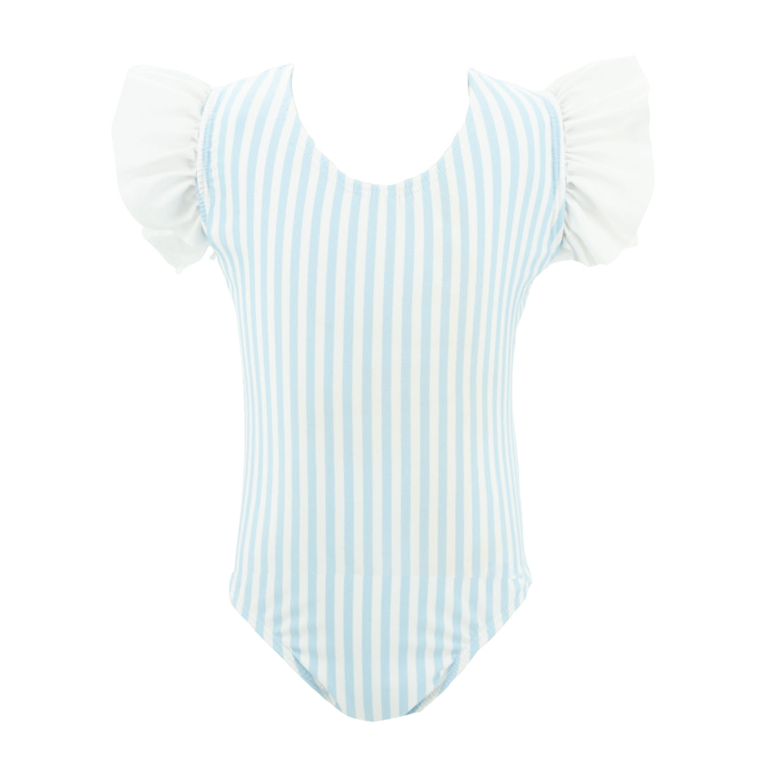 Kate Girl One Piece in Blue Stripes