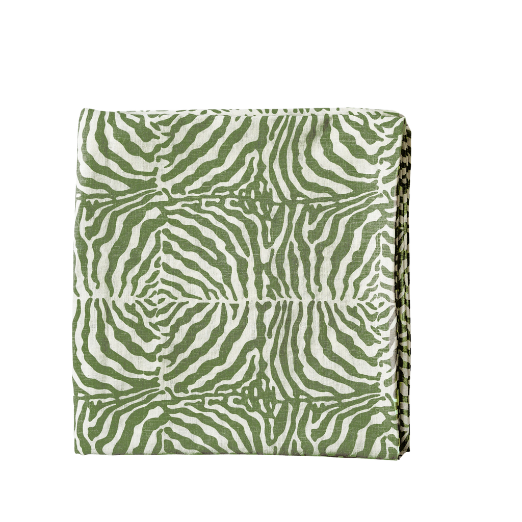 Green Zebra Tablecloth