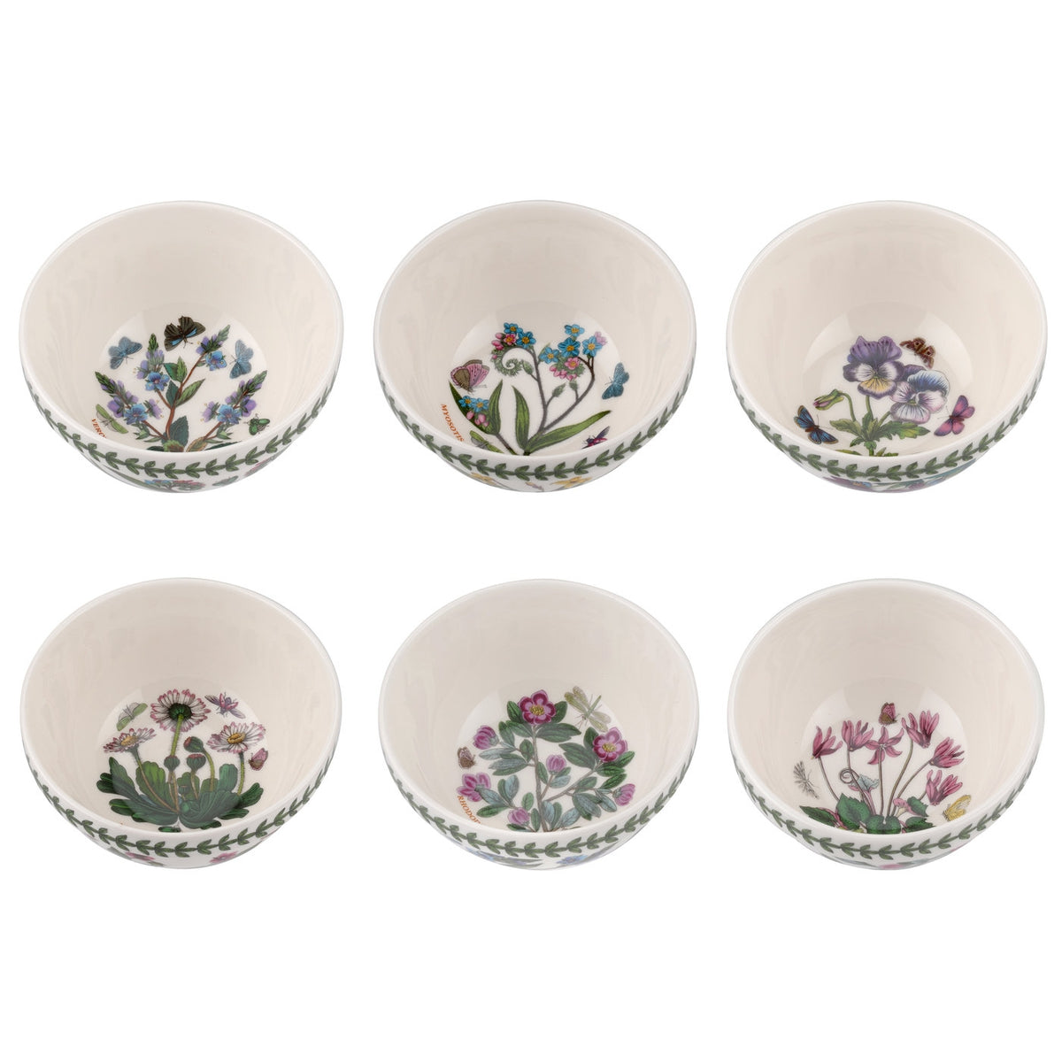 Botanic Garden 5" Stacking Bowls, Set of 6
