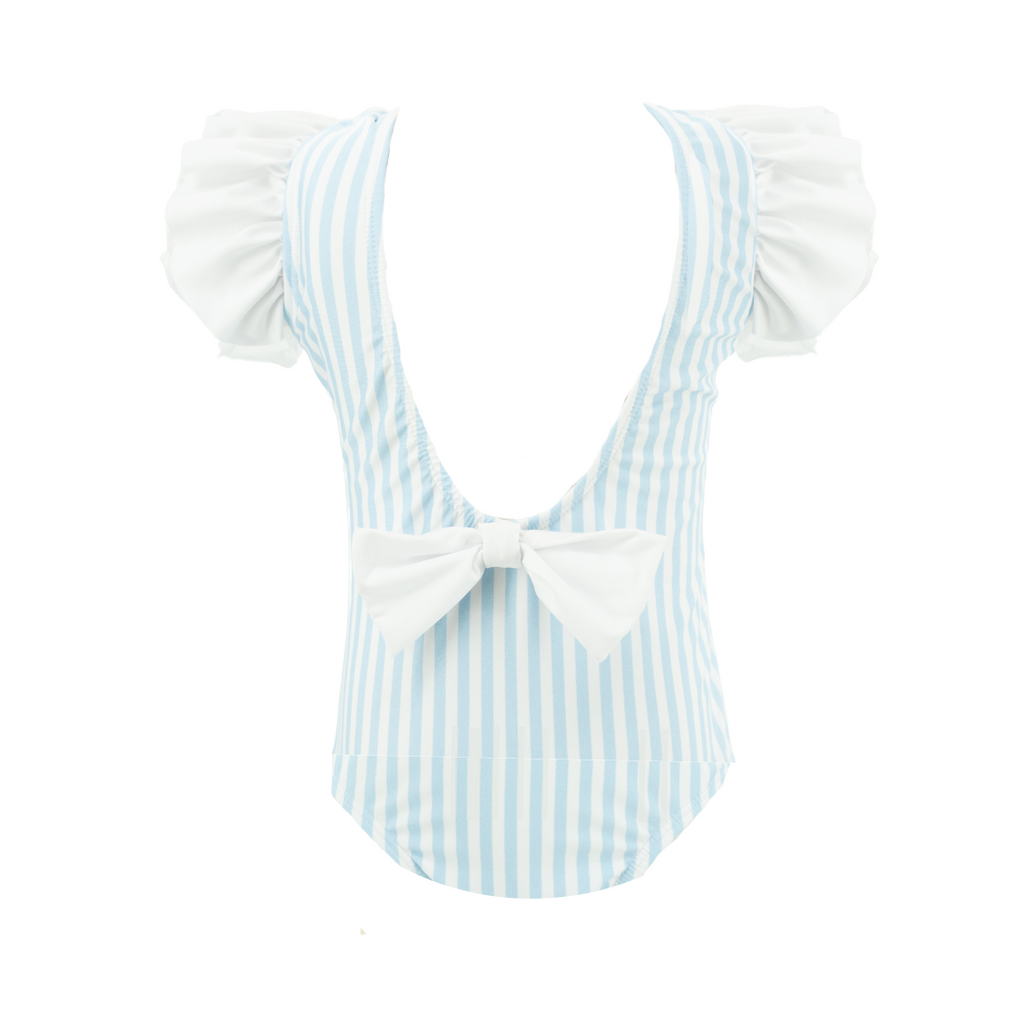 Kate Girl One Piece in Blue Stripes