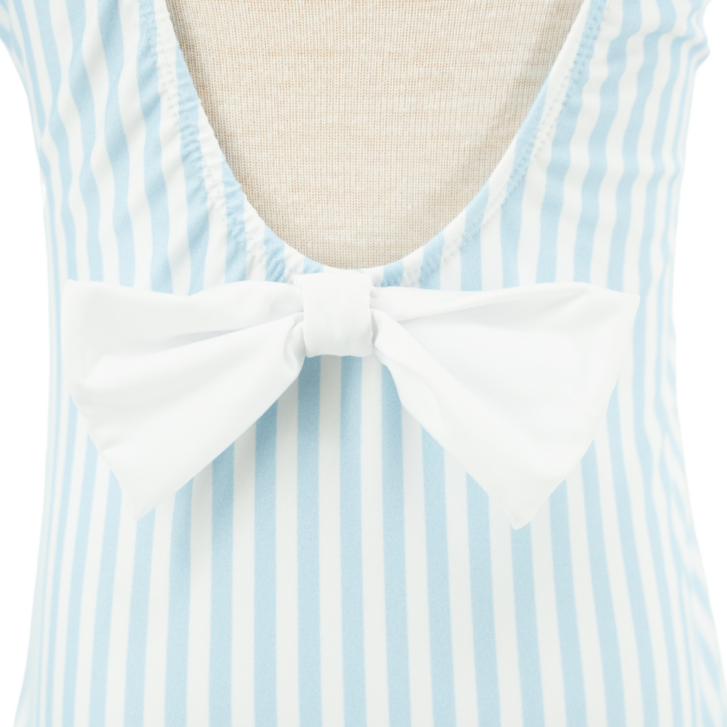 Kate Girl One Piece in Blue Stripes