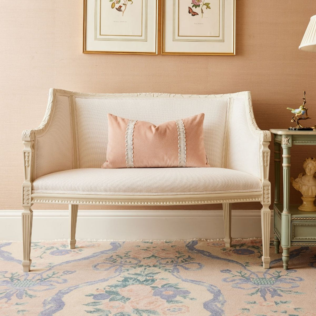 Baroque Bouquet Rug in Tea Rose