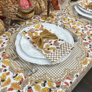 Acorns & Leaves Napkins, Set of 4