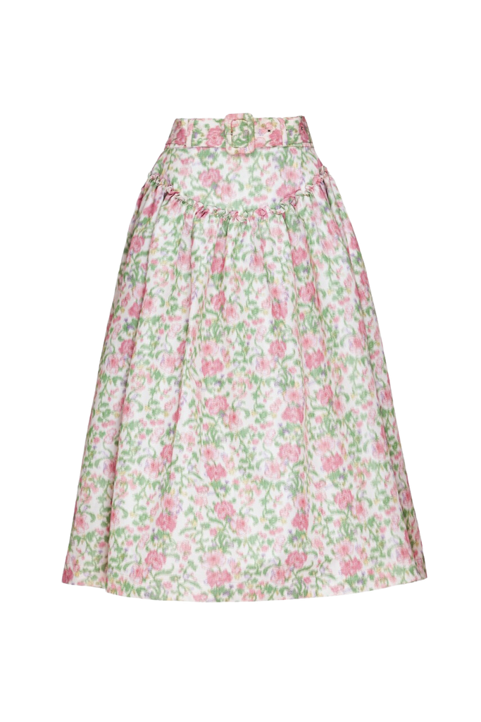 Avery Skirt in Pink and Green Tigerlily