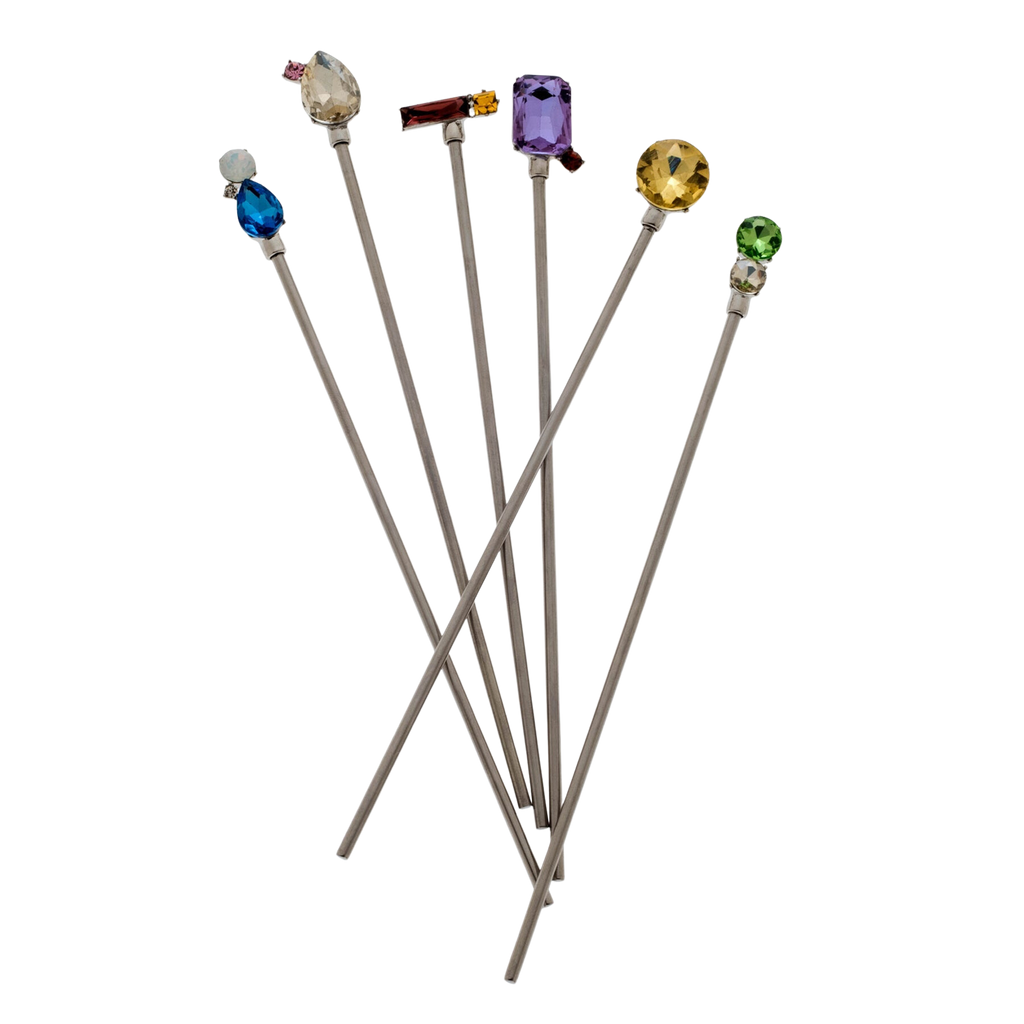 Jeweled Swizzle Sticks
